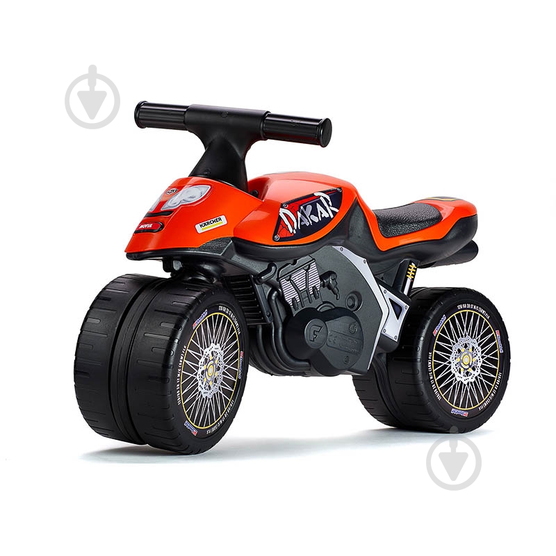 Беговел Falk Moto Dakar оранжевый 406D - фото 1