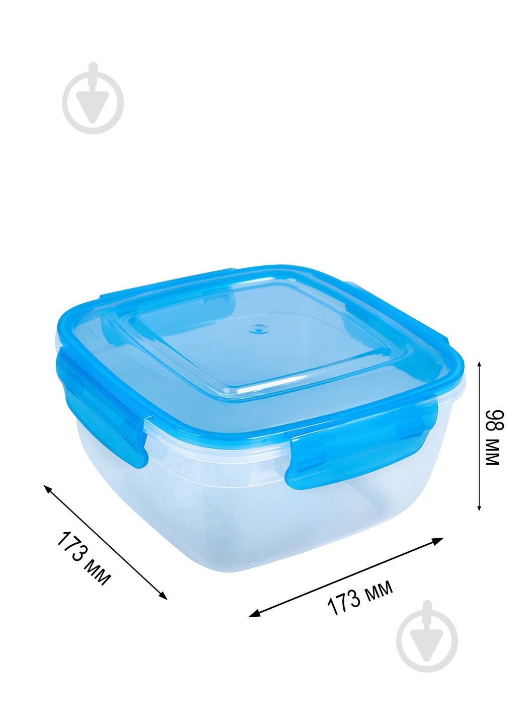 Контейнер пищевой Stars Plast 1500 мл мульти - фото 2