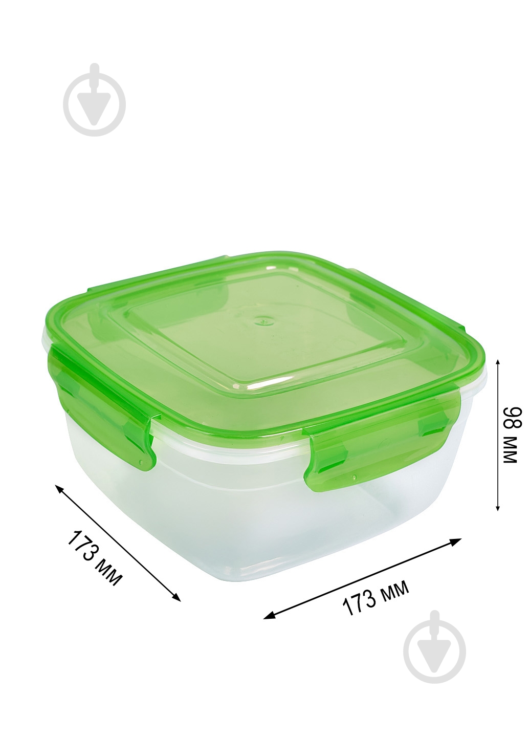 Контейнер пищевой Stars Plast 1500 мл мульти - фото 3