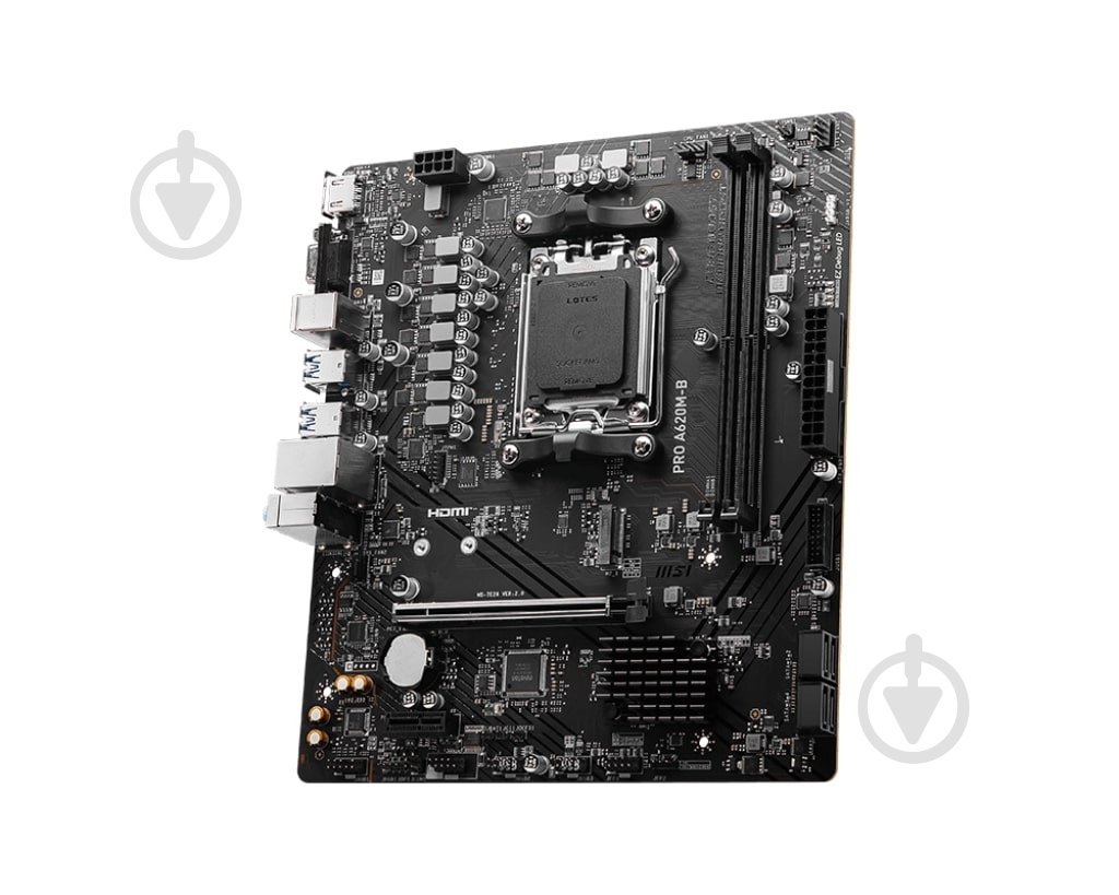 Материнская плата MSI 911-7E28-017 (Socket AM5, AMD A620, micro ATX) - фото 3 Материнская плата MSI 911-7E28-017 (Socket AM5, AMD A620, micro ATX) - фото 3