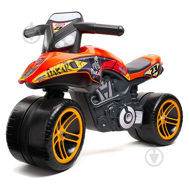 Беговел Falk Moto Dakar оранжевый 506D - фото 1