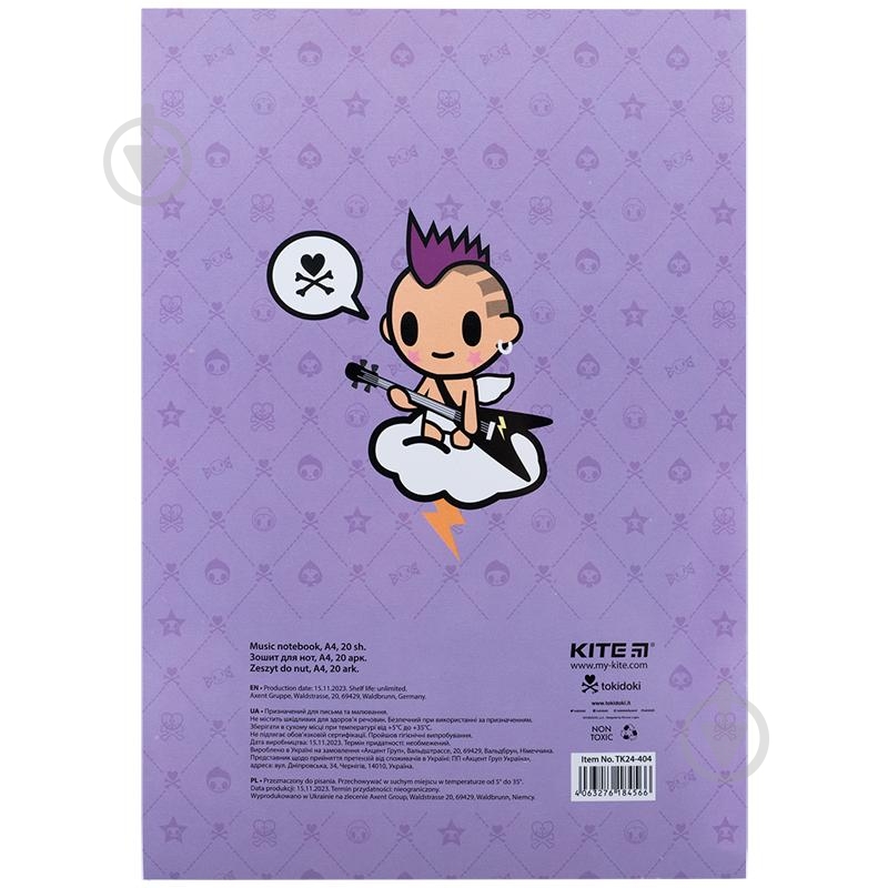 Тетрадь для нот tokidoki TK24-404 KITE - фото 5