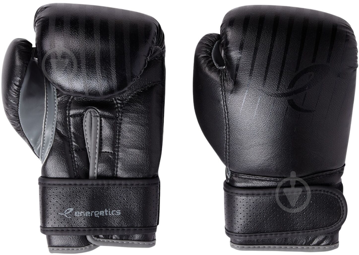 Боксерские перчатки Energetics р. 8 черный - фото 1