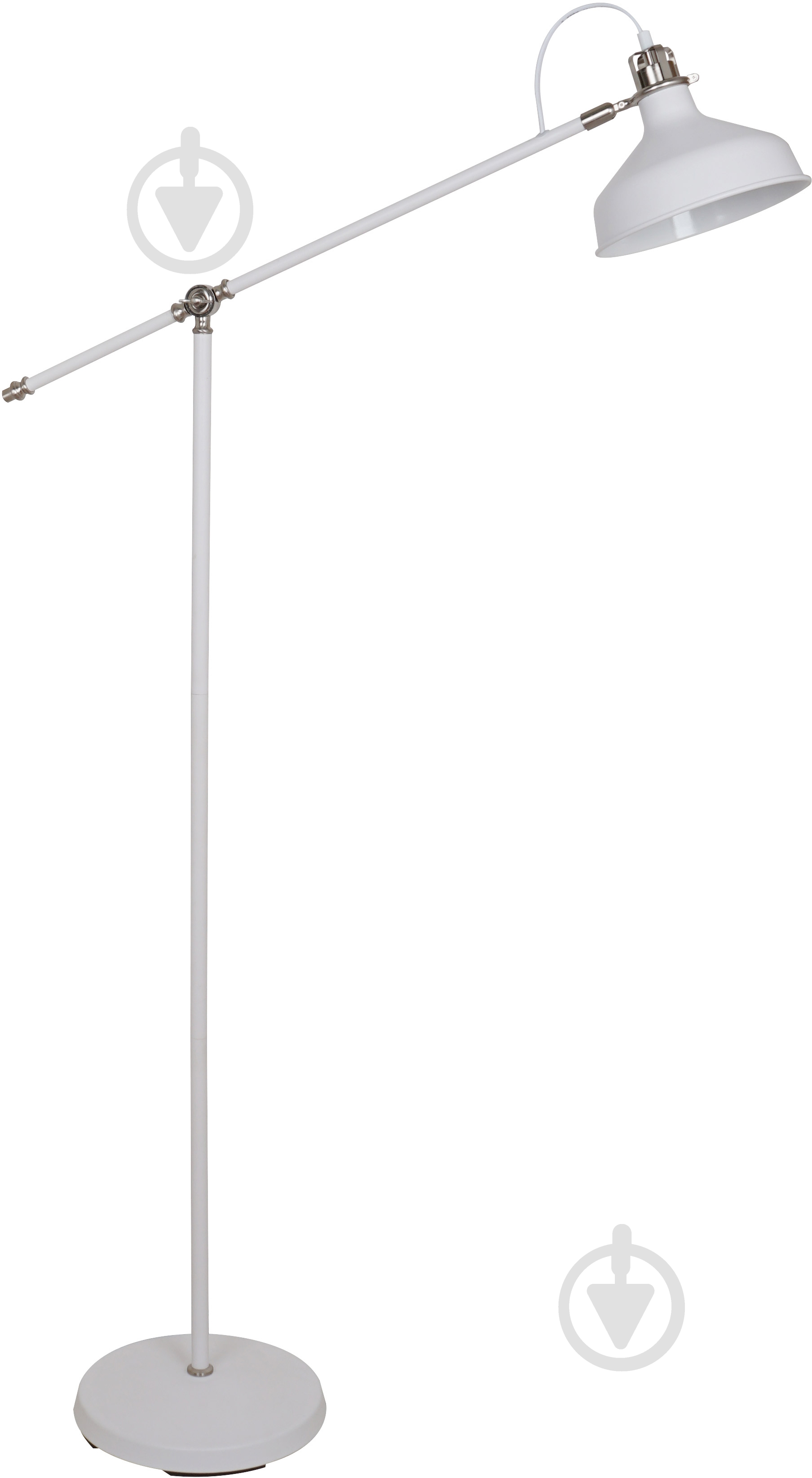 Торшер Camelion Amsterdam KD-425F С71 40 Вт E27 белый/хром - фото 1 Торшер Camelion Amsterdam KD-425F С71 40 Вт E27 белый/хром - фото 1