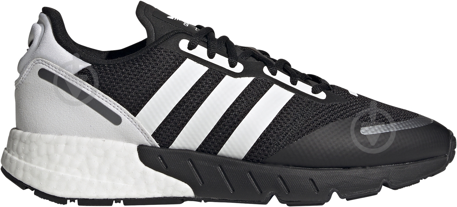 Кроссовки мужские демисезонные Adidas ZX 1K BOOST FX6515 р.44 2/3 черно-белые - фото 2
