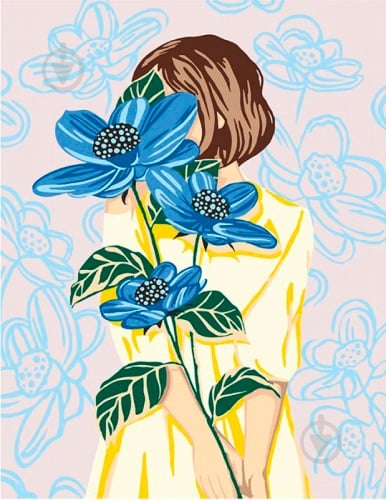 Картина по номерам Девушка-тайна Rosa Start - фото 1 Картина по номерам Девушка-тайна Rosa Start - фото 1