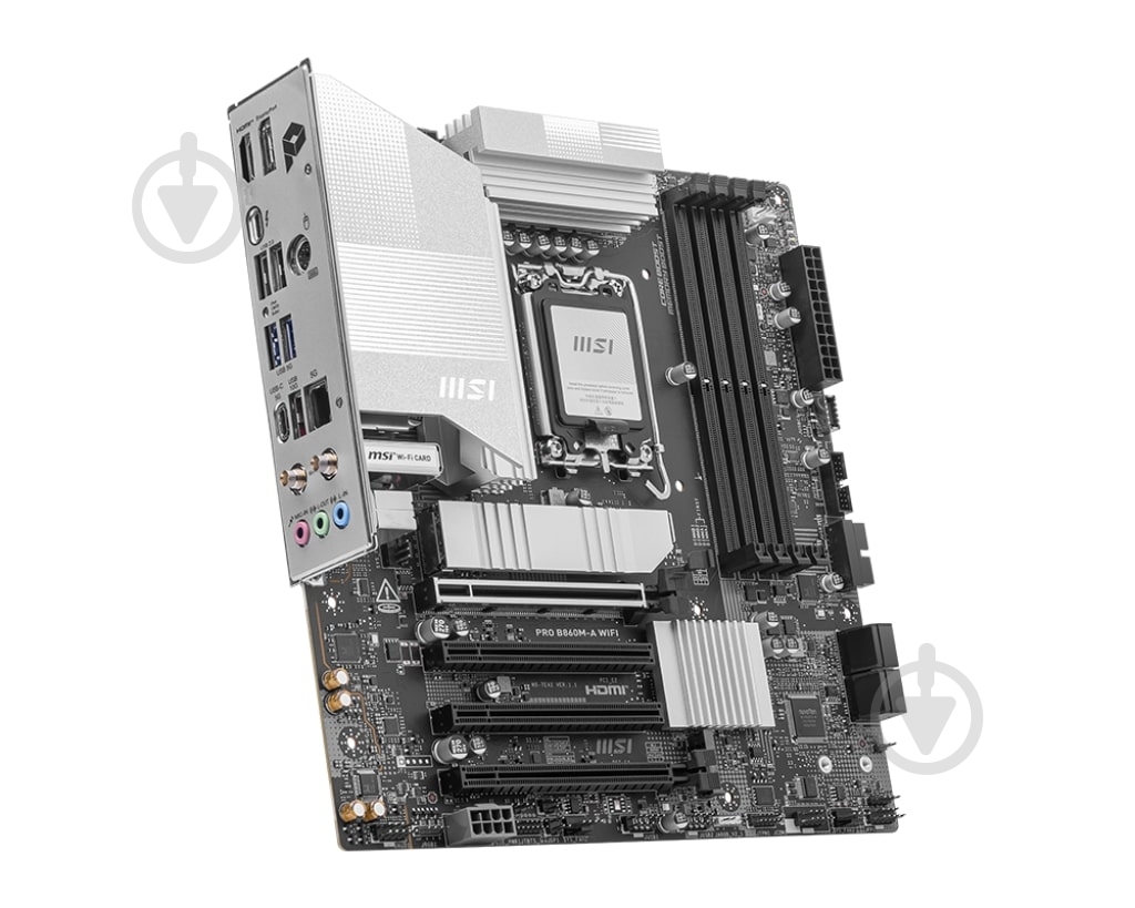 Материнская плата MSI 911-7E42-002 (Socket 1851, Intel B860, micro ATX) - фото 2 Материнская плата MSI 911-7E42-002 (Socket 1851, Intel B860, micro ATX) - фото 2
