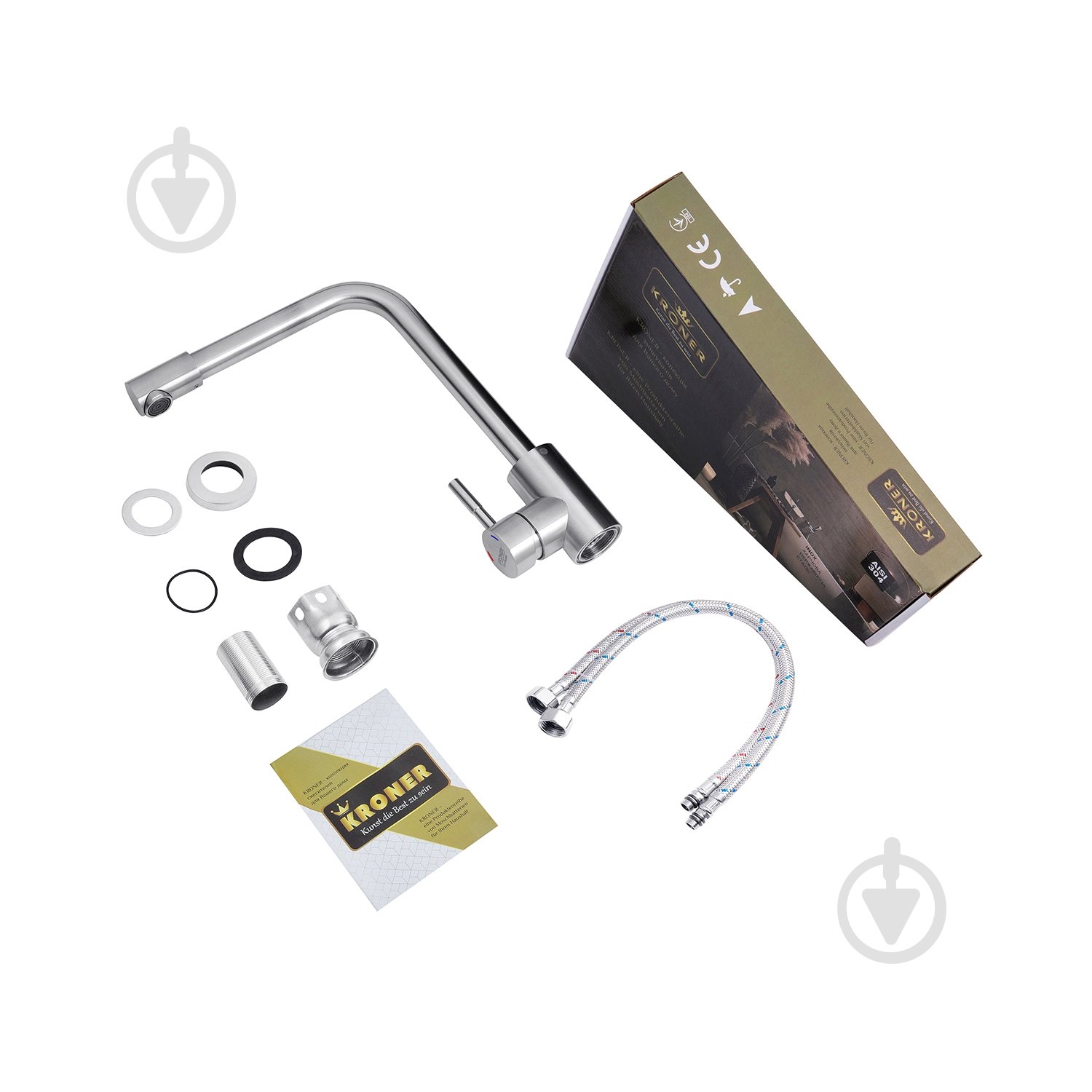 Змішувач для кухні Kroner KRP Edelstahl Klassisch - ESG034 - фото 10 Змішувач для кухні Kroner KRP Edelstahl Klassisch - ESG034 - фото 10