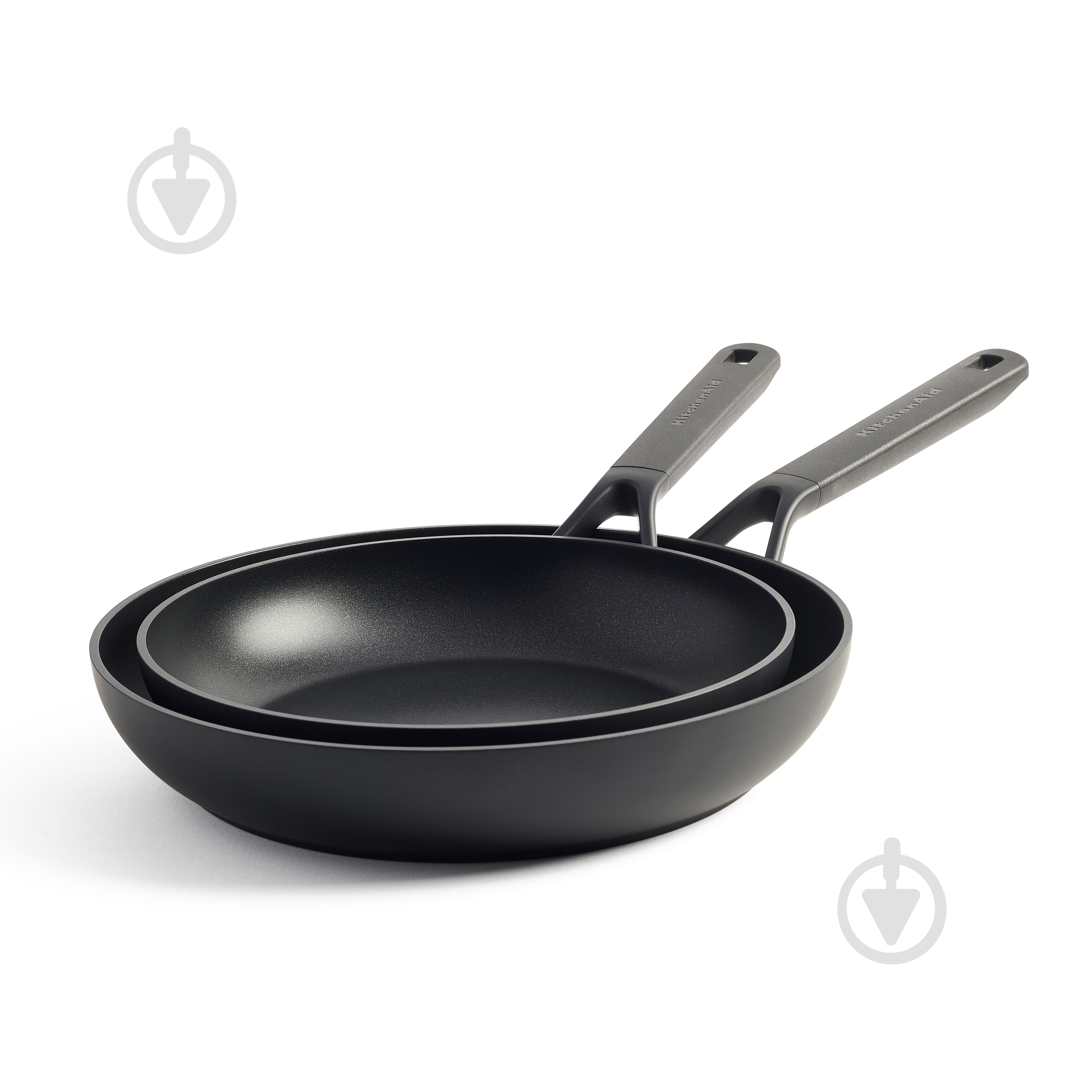 Набір сковорід KitchenAid CFA 24+28 см (CC003569-001) - фото 1