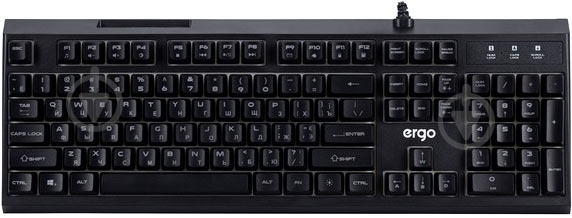Клавиатура Ergo (KB-830HB) black - фото 3 Клавиатура Ergo (KB-830HB) black - фото 3