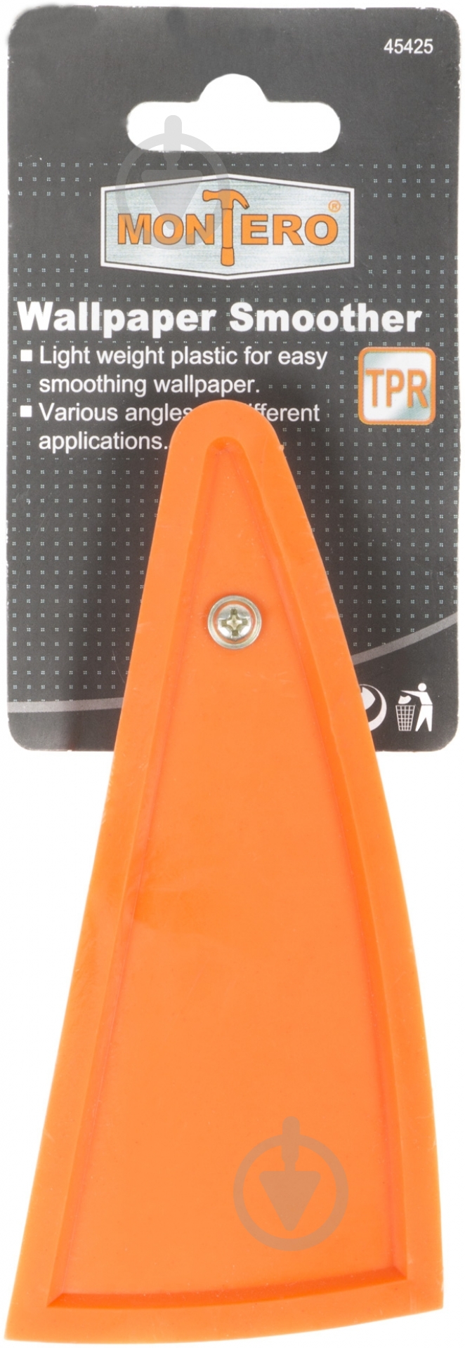 Шпатель 60 мм резиновый Montero 45425 - фото 2