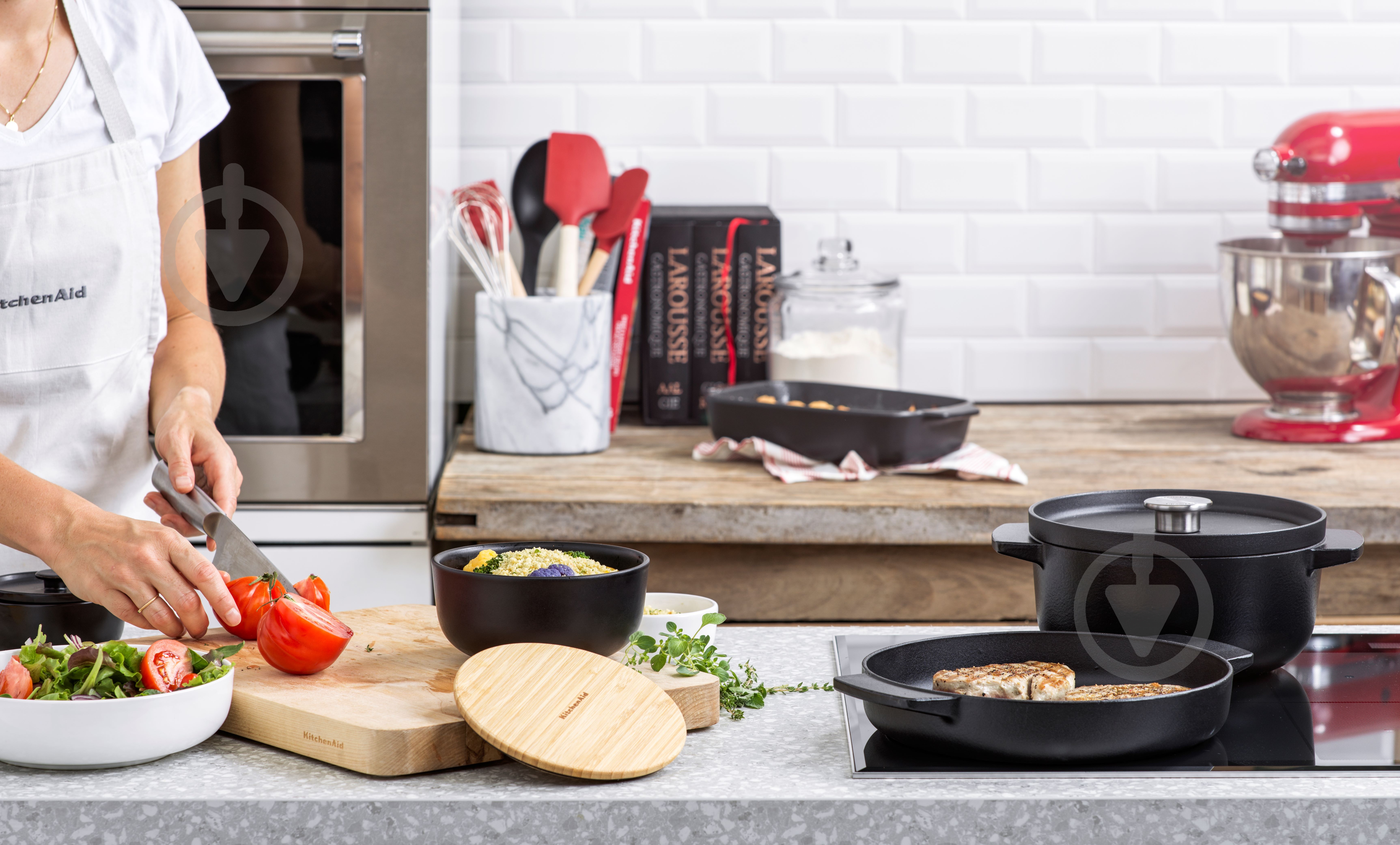 Сковорода-гриль KitchenAid 26 см (CC004600-001) - фото 2
