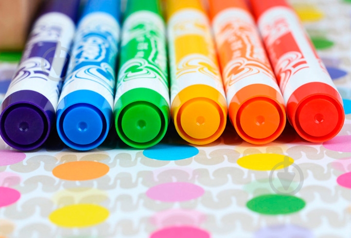 Набор фломастеров Super Washable Jumbo 36 цветов 1632-36CB Marco - фото 7