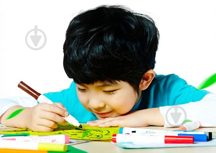 Набор фломастеров Super Washable Jumbo 36 цветов 1632-36CB Marco - фото 11