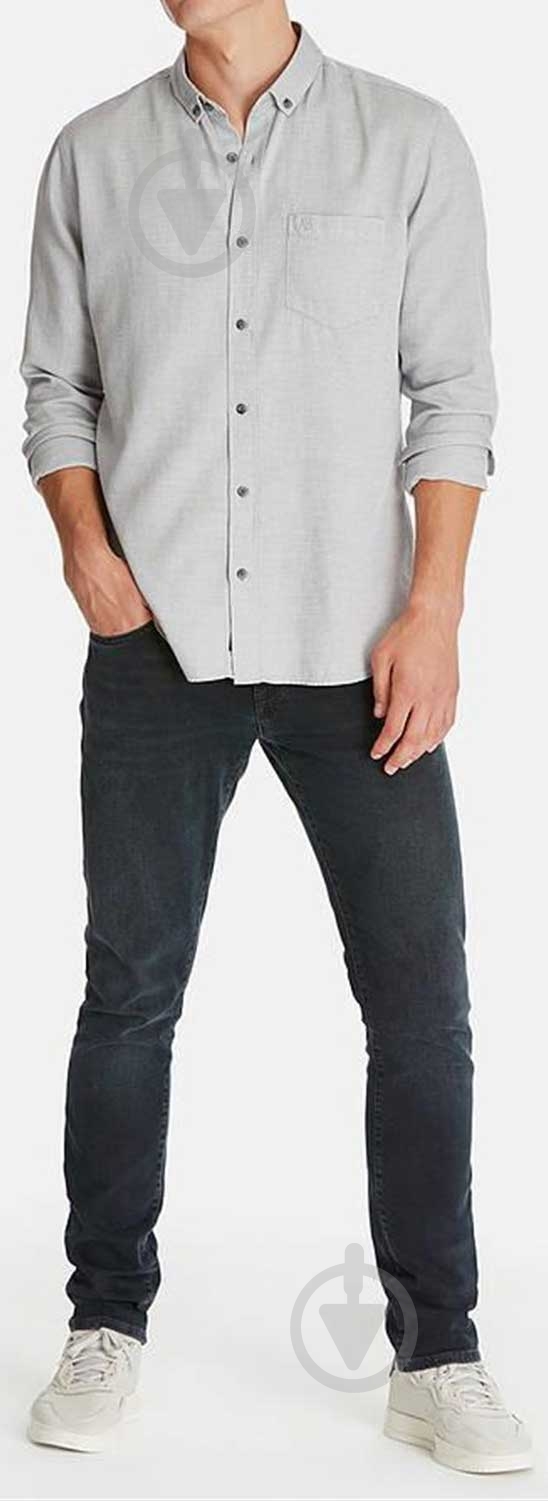 Рубашка Mavi BUTTON POCKET SHIRT 020442-28809 р. 2XL grey - фото 3 Рубашка Mavi BUTTON POCKET SHIRT 020442-28809 р. 2XL grey - фото 3