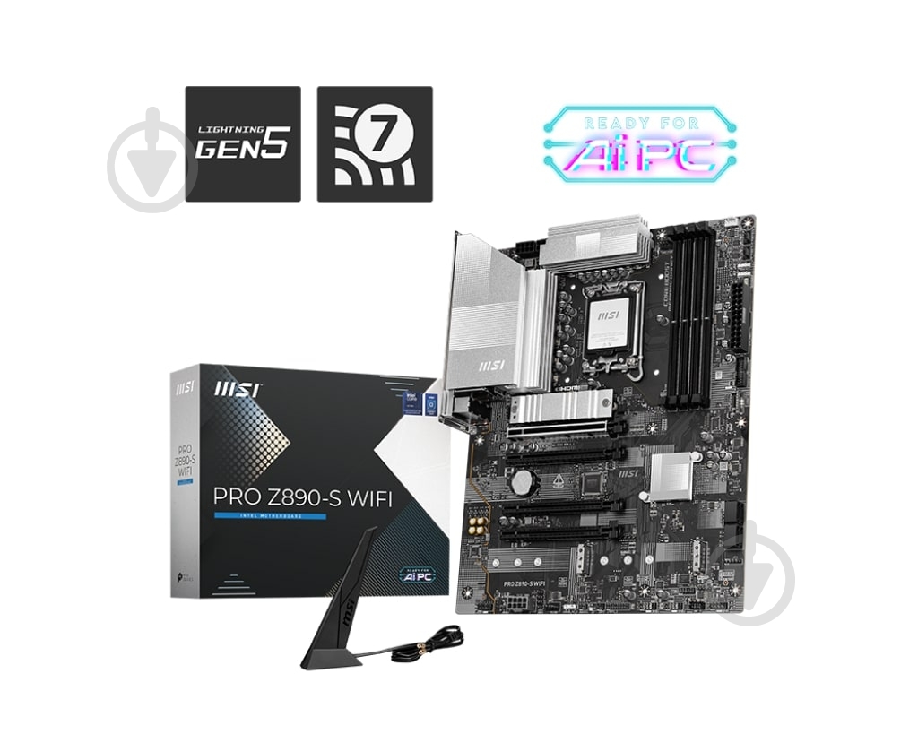 Материнская плата MSI 911-7E54-001 (Socket 1851, Intel Z890, ATX) - фото 5
