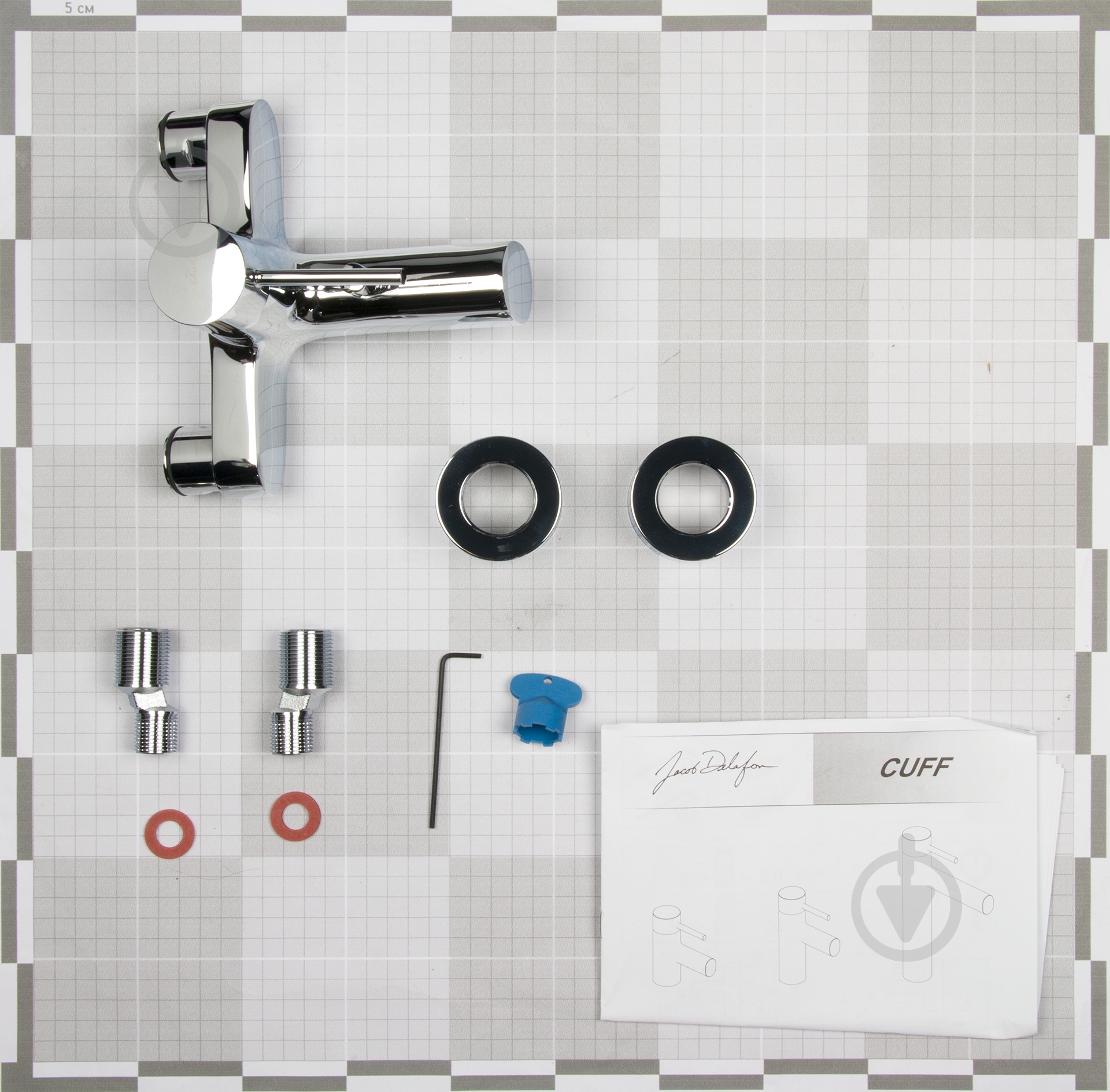 Смеситель для ванны Jacob Delafon Cuff Е45532-СР - фото 2