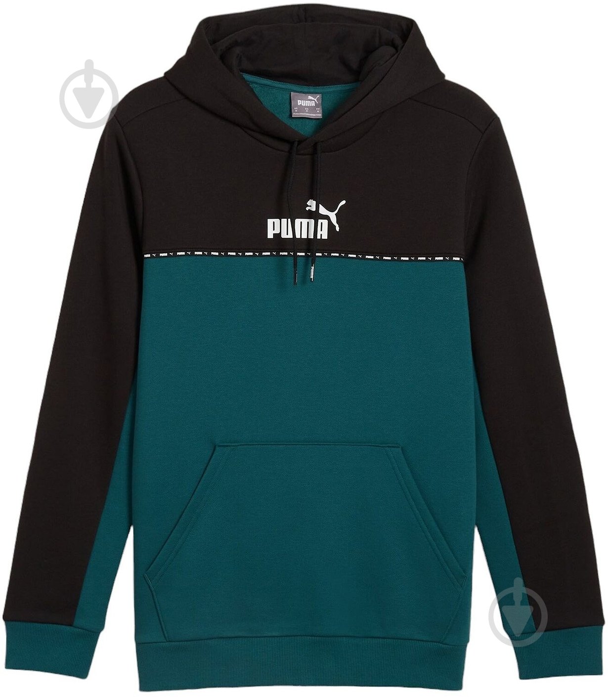 Джемпер Puma 67334222 р.2XL черно-зеленый - фото 1