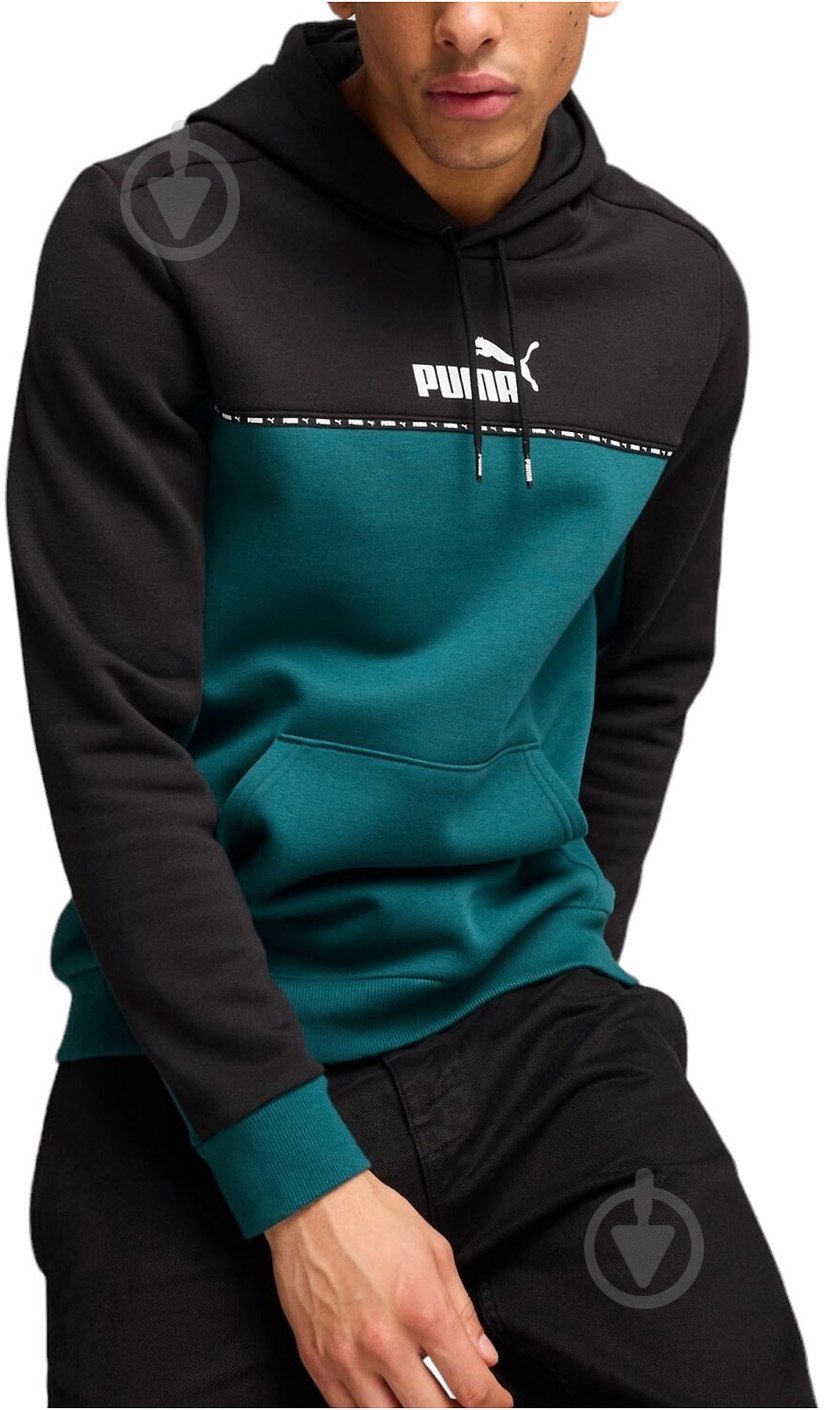 Джемпер Puma 67334222 р.2XL черно-зеленый - фото 3