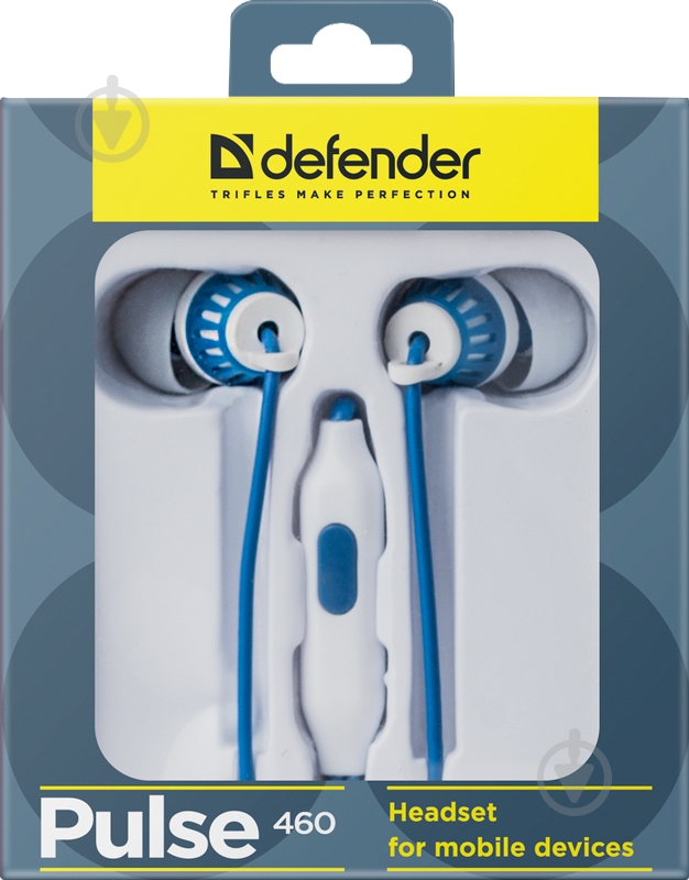 Навушники Defender Pulse 460 blue/white (63461) - фото 8