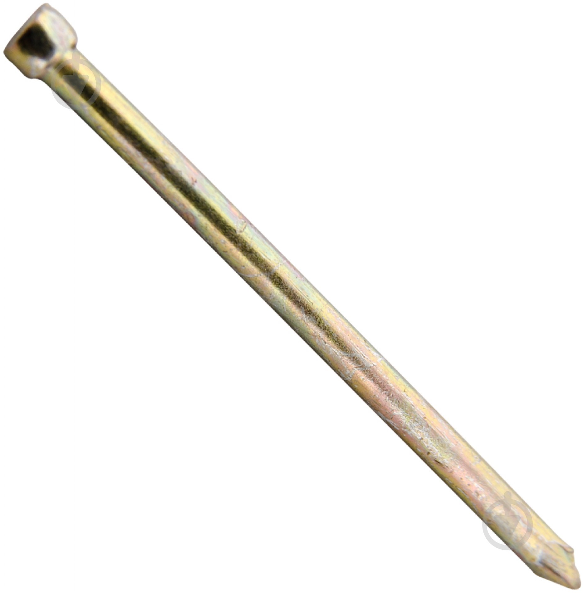 Гвозди столярные (код 2726) 1,2x20 мм DIN 1152 вес желтый цинк (STG12020-2) - фото 1