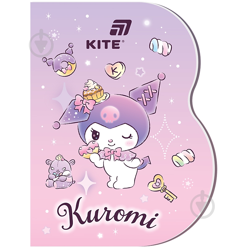 Блокнот KITE Kuromi А6 60 лист. HK26-223-2 - фото 1