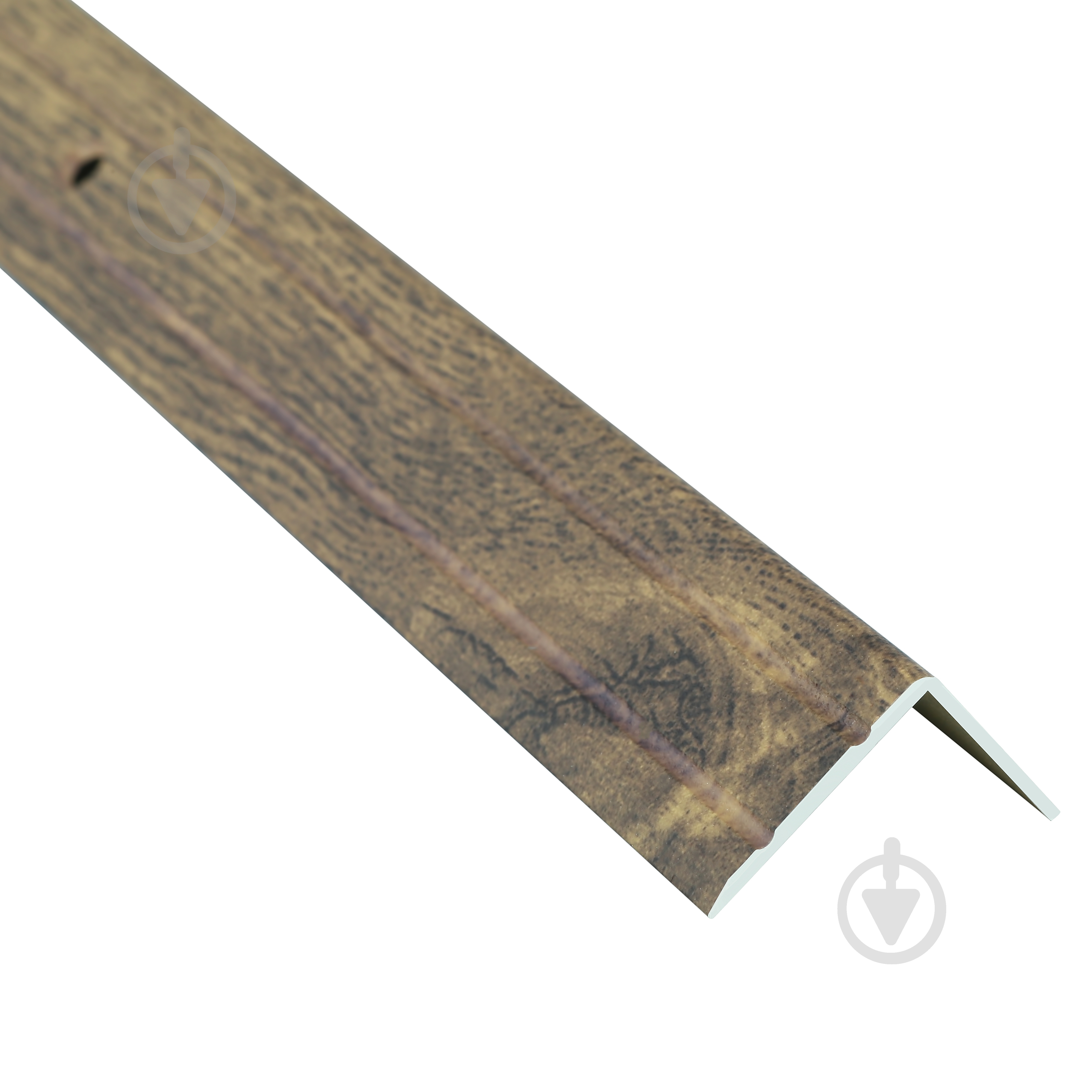 Лестничный профиль рифленый Braz Line 24,5x20x900 мм дуб престиж - фото 1