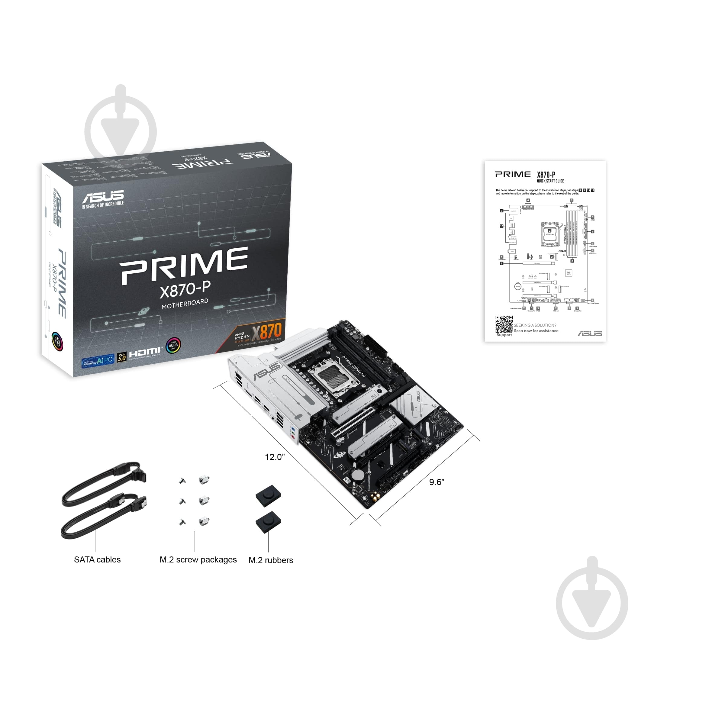 Материнская плата Asus 90MB1IT0-M0EAY0 (Socket AM5, AMD X870, ATX) - фото 2