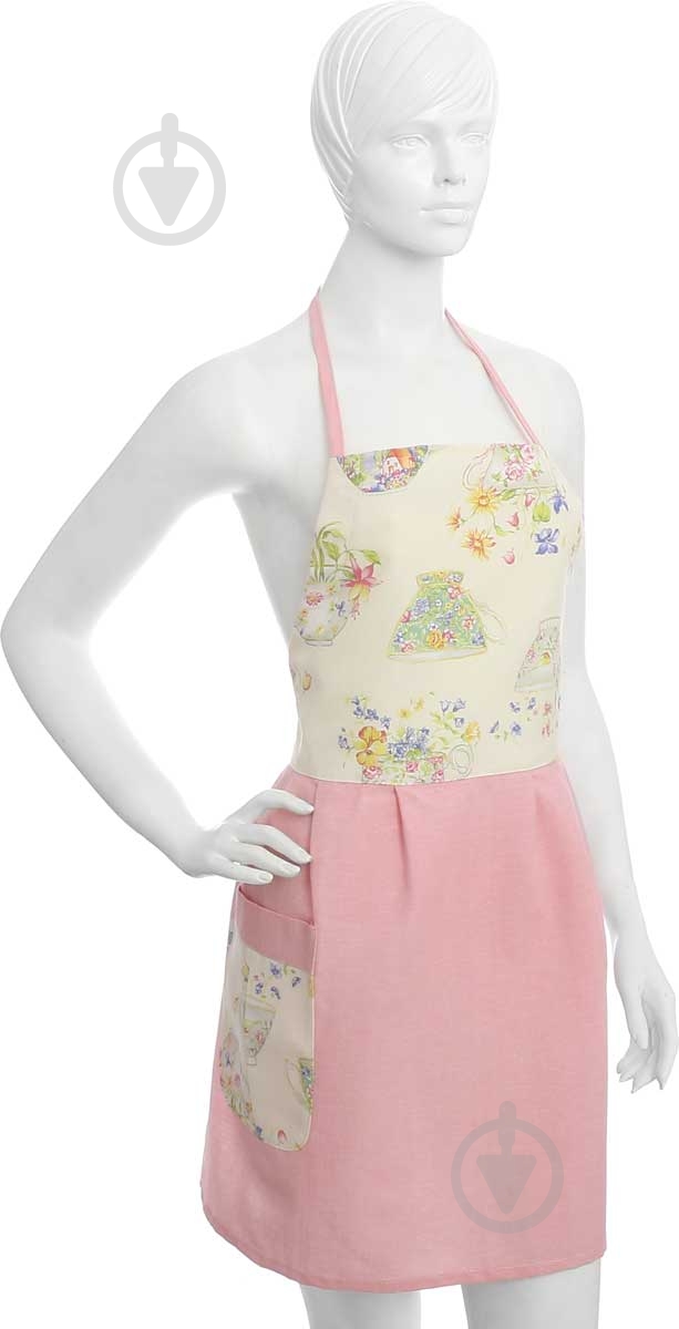 Фартук Чашечки розовый с рисунком La Nuit - фото 2