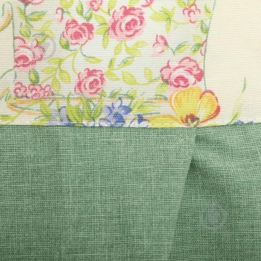 Фартук Чашечки зеленый с рисунком La Nuit - фото 3