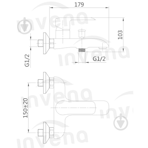 Змішувач Invena Siros BW-90-001 - фото 3