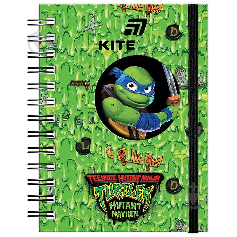 Блокнот KITE Ninja Turtles А6 80 лист. NT26-229 - фото 1