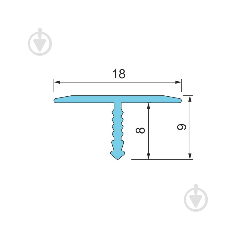 Тавровый профиль гладкий Braz Line 18x900 мм дуб персик - фото 2 Тавровый профиль гладкий Braz Line 18x900 мм дуб персик - фото 2