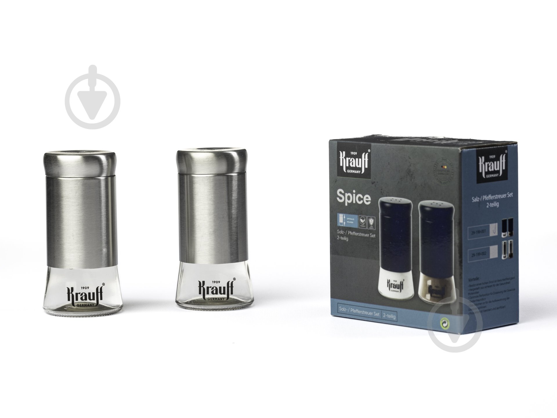 Набор для соли и перца Krauff 2 предмета 29-199-002 - фото 2 Набор для соли и перца Krauff 2 предмета 29-199-002 - фото 2