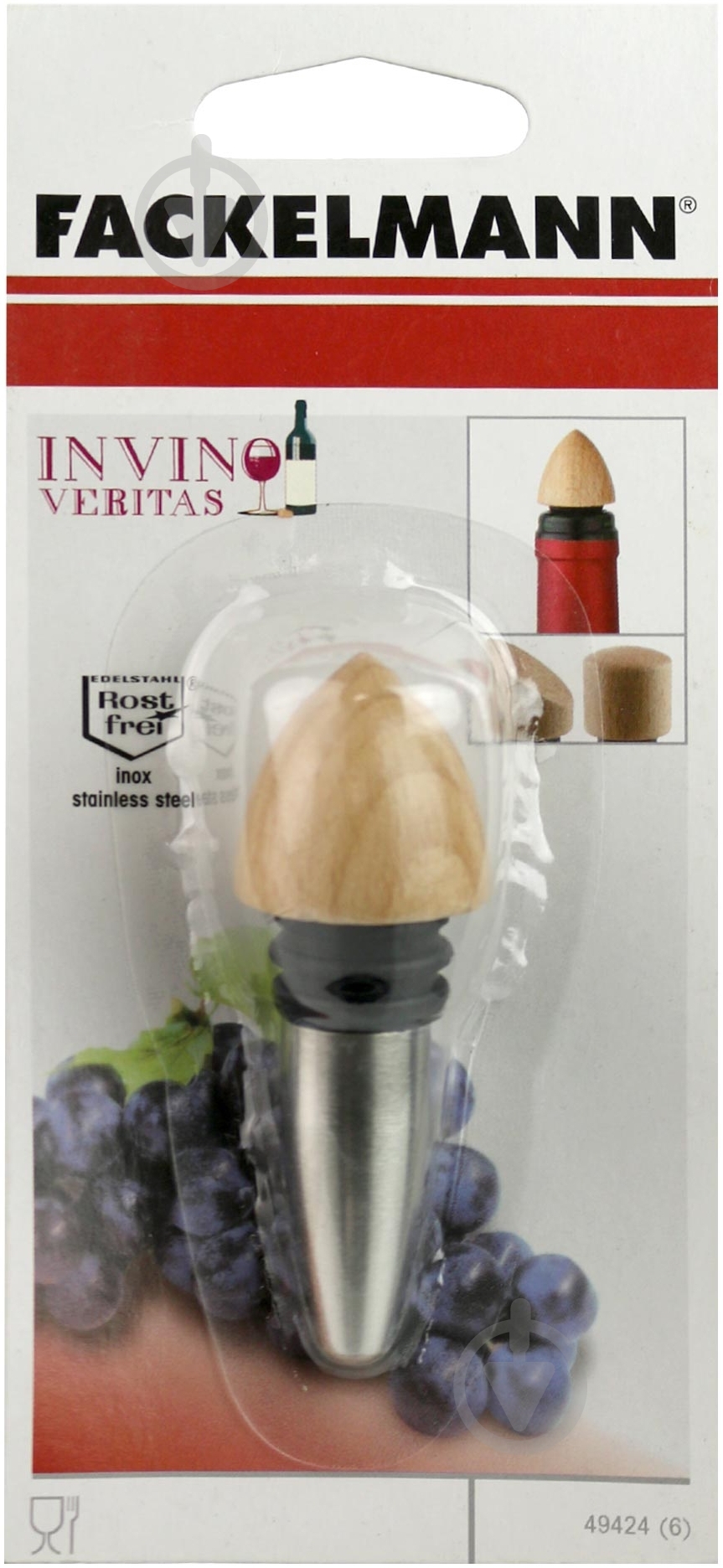 Пробка для бутылки Fackelmann 7,5 см - фото 2 Пробка для бутылки Fackelmann 7,5 см - фото 2