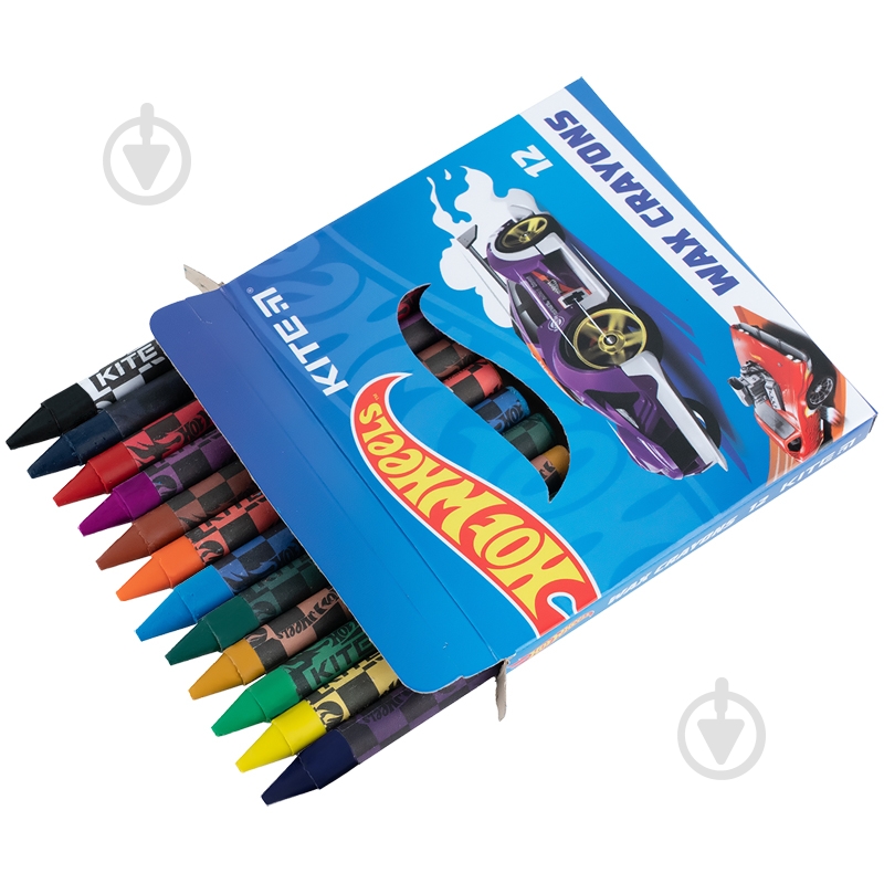 Мел восковый 12 цветов HW KITE - фото 2