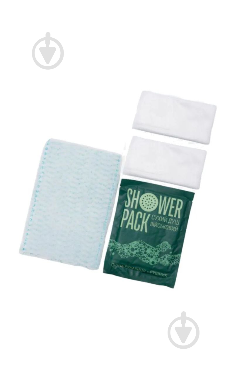 Душ сухий SHOWER PACK SHOWER PACK військовий ОПТ (100 шт.) - фото 2