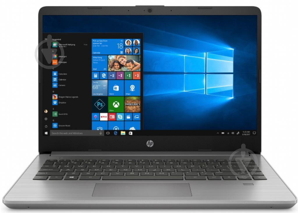 Ноутбук HP 340S G7 14 (131R3EA) silver - фото 1 Ноутбук HP 340S G7 14 (131R3EA) silver - фото 1