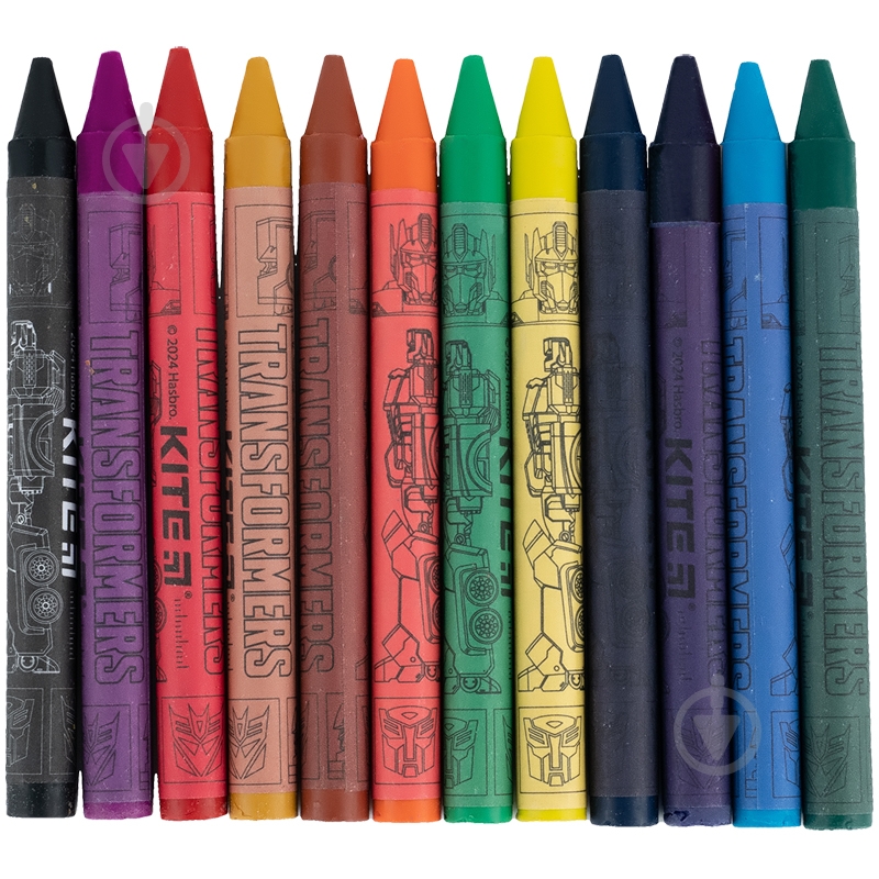 Мел восковый 12 цветов TF KITE - фото 3