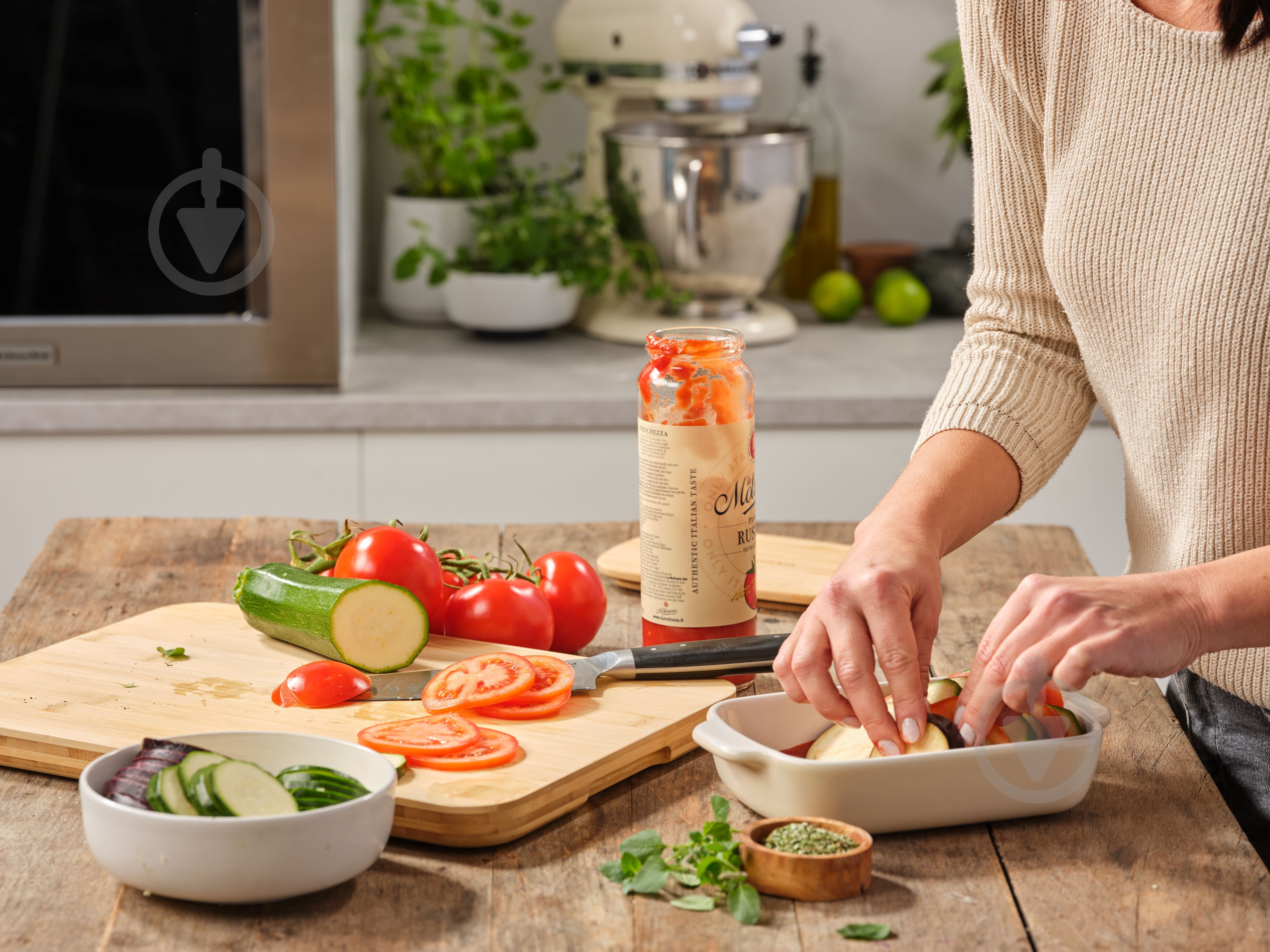 Форма для запікання з кришкою KitchenAid 0,9 л, 6,5х15,5х26 см колір мигдальний крем (CC006105-001) - фото 5