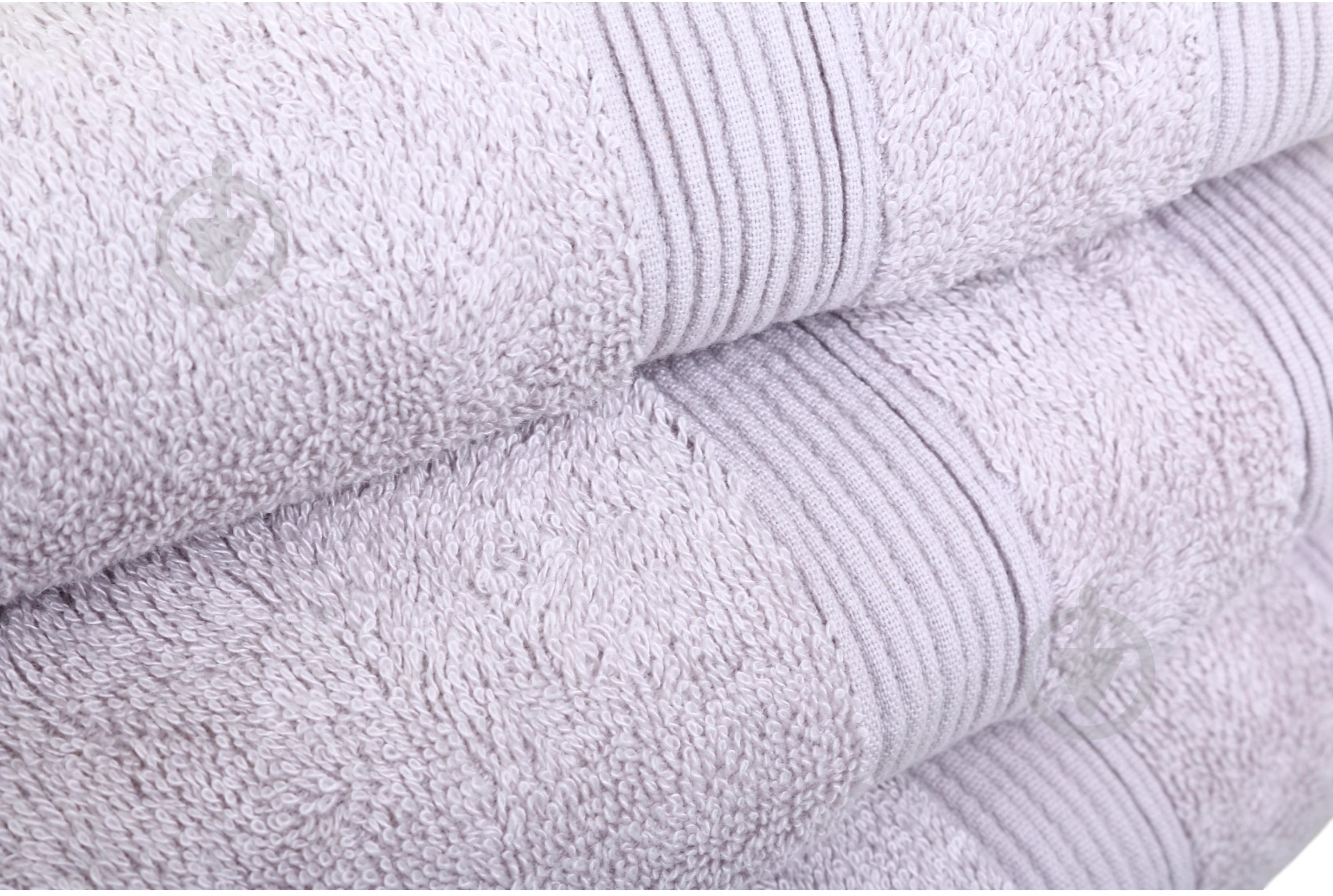 Рушник махровий BAMBOO 50x90 см сірий BILTEX - фото 7