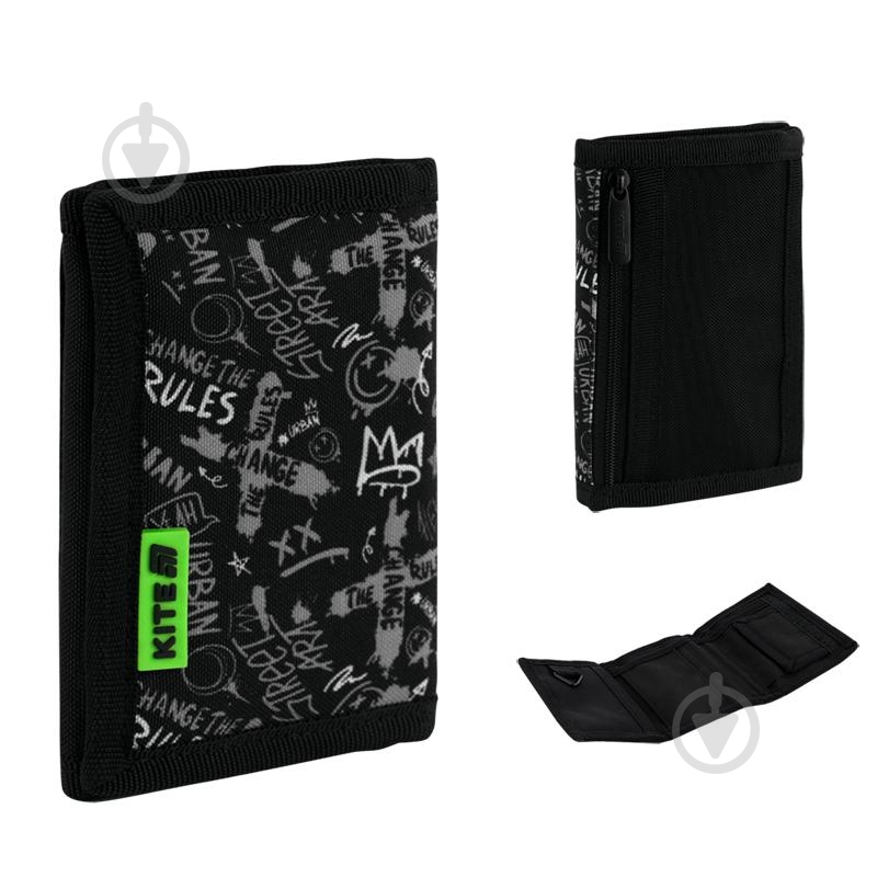 Кошелек KITE K26-598-4 черный - фото 1