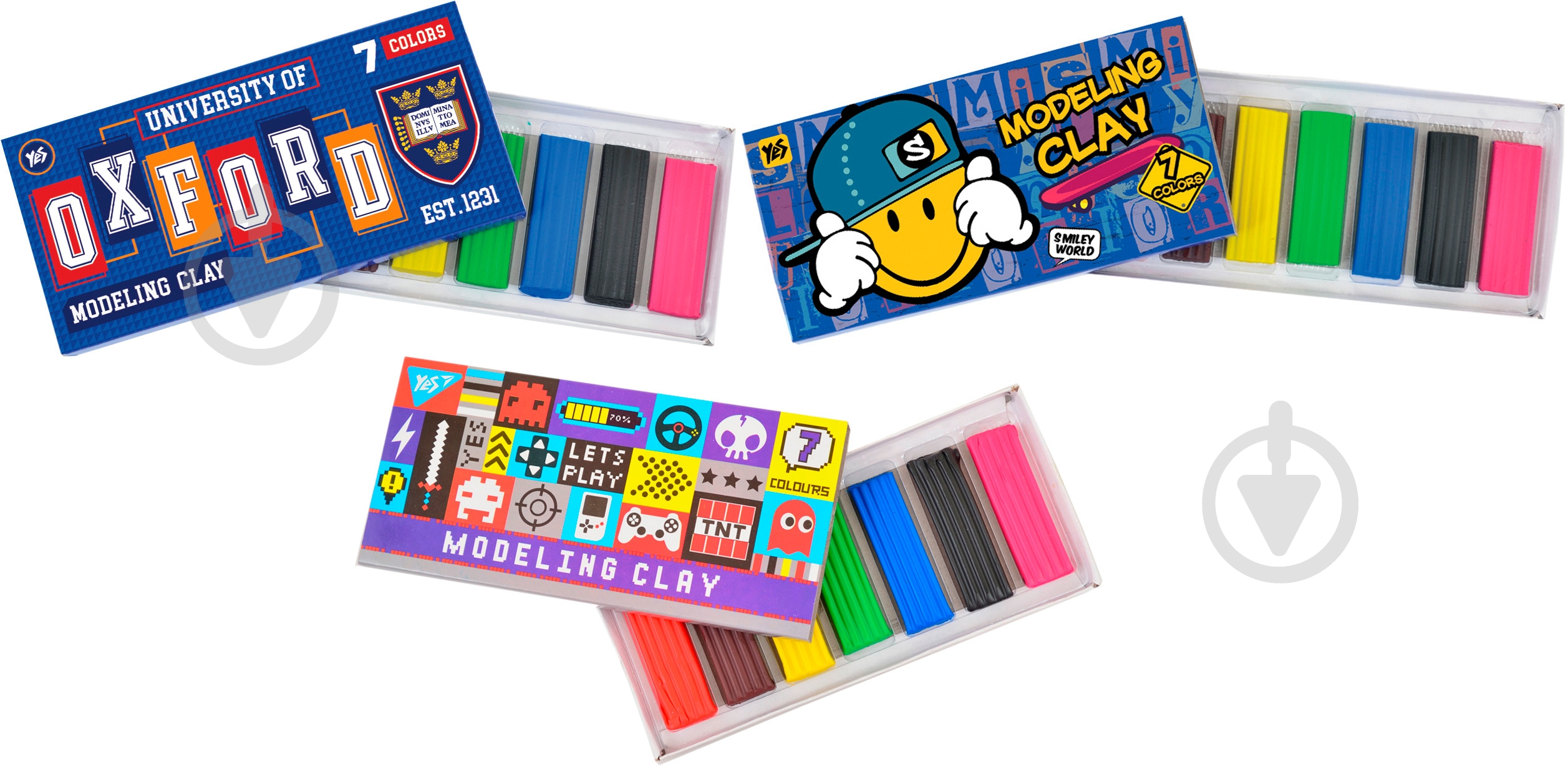 Пластилин восковый 7 цветов(х) YES - фото 1