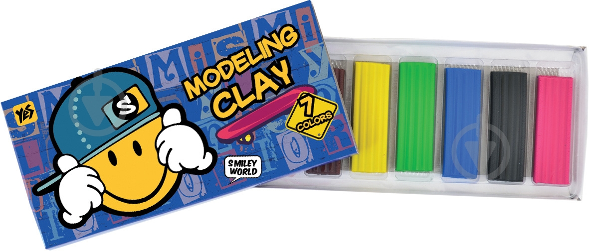 Пластилин восковый 7 цветов(х) YES - фото 4