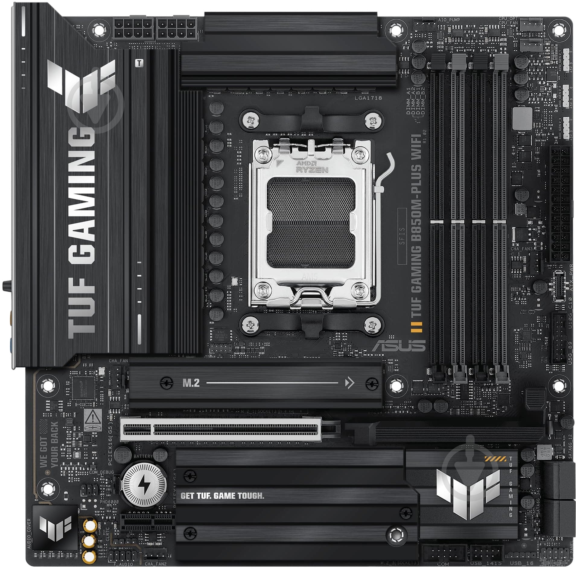 Материнская плата Asus 90MB1IY0-M0EAY0 (Socket AM5, AMD B850, micro ATX) - фото 1