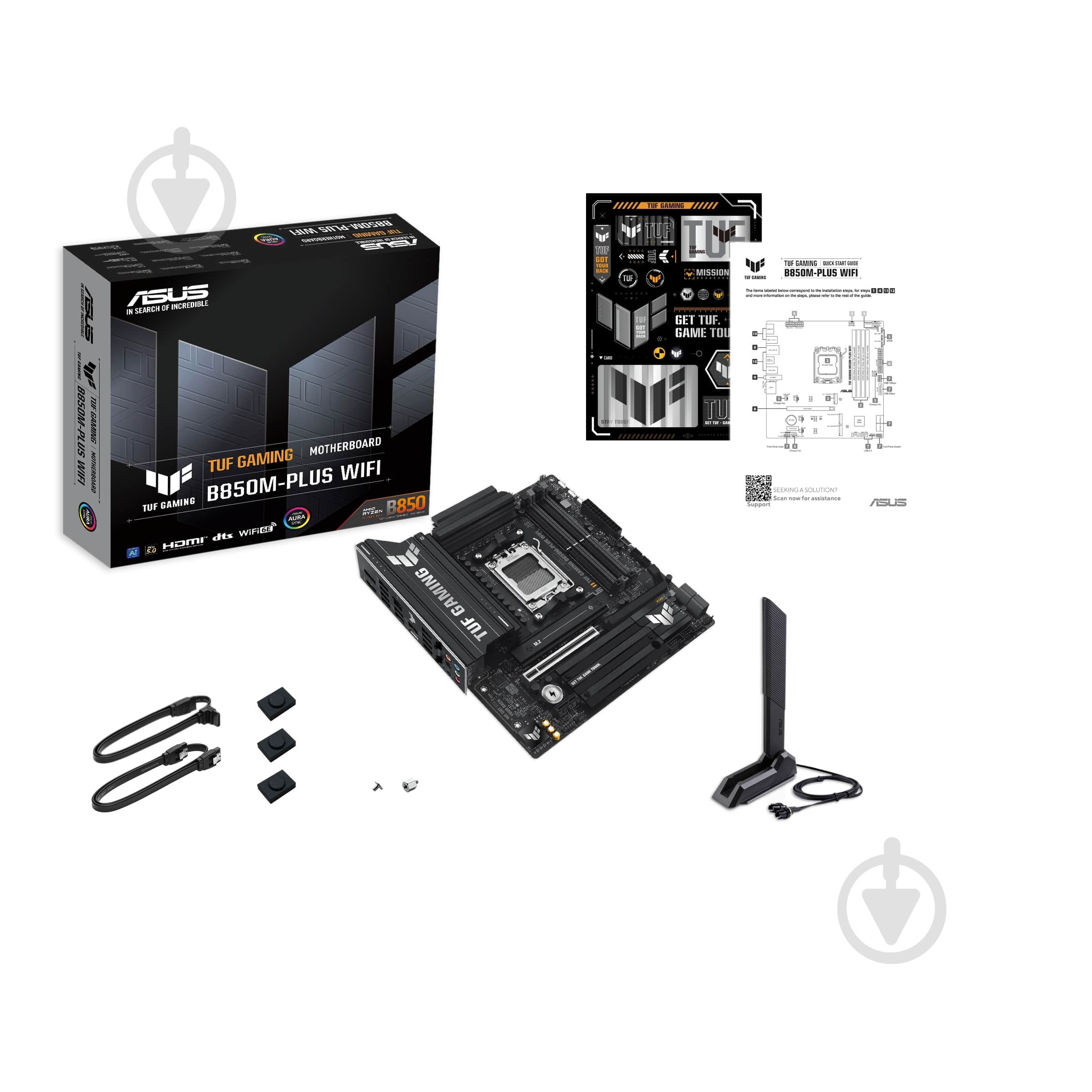 Материнская плата Asus 90MB1IY0-M0EAY0 (Socket AM5, AMD B850, micro ATX) - фото 5