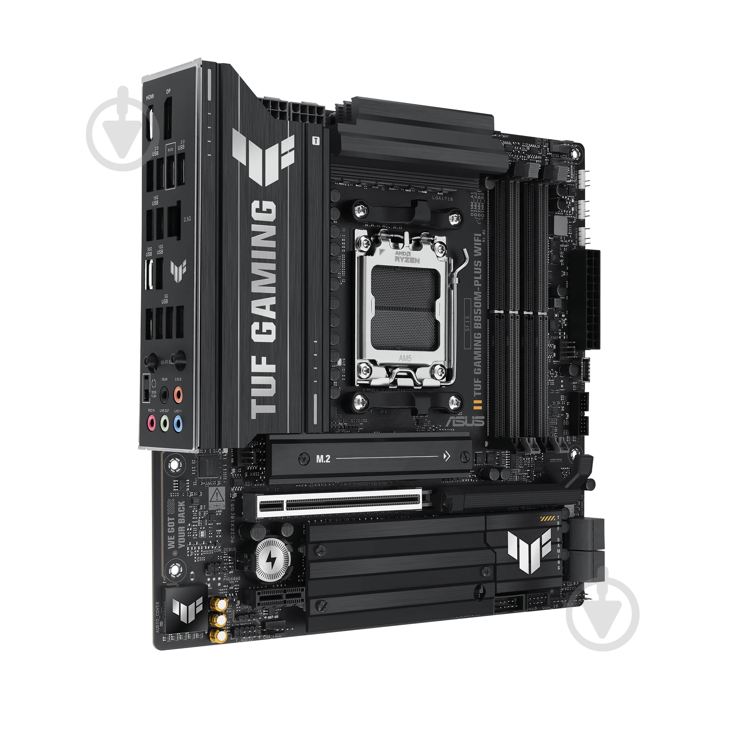 Материнская плата Asus 90MB1IY0-M0EAY0 (Socket AM5, AMD B850, micro ATX) - фото 2