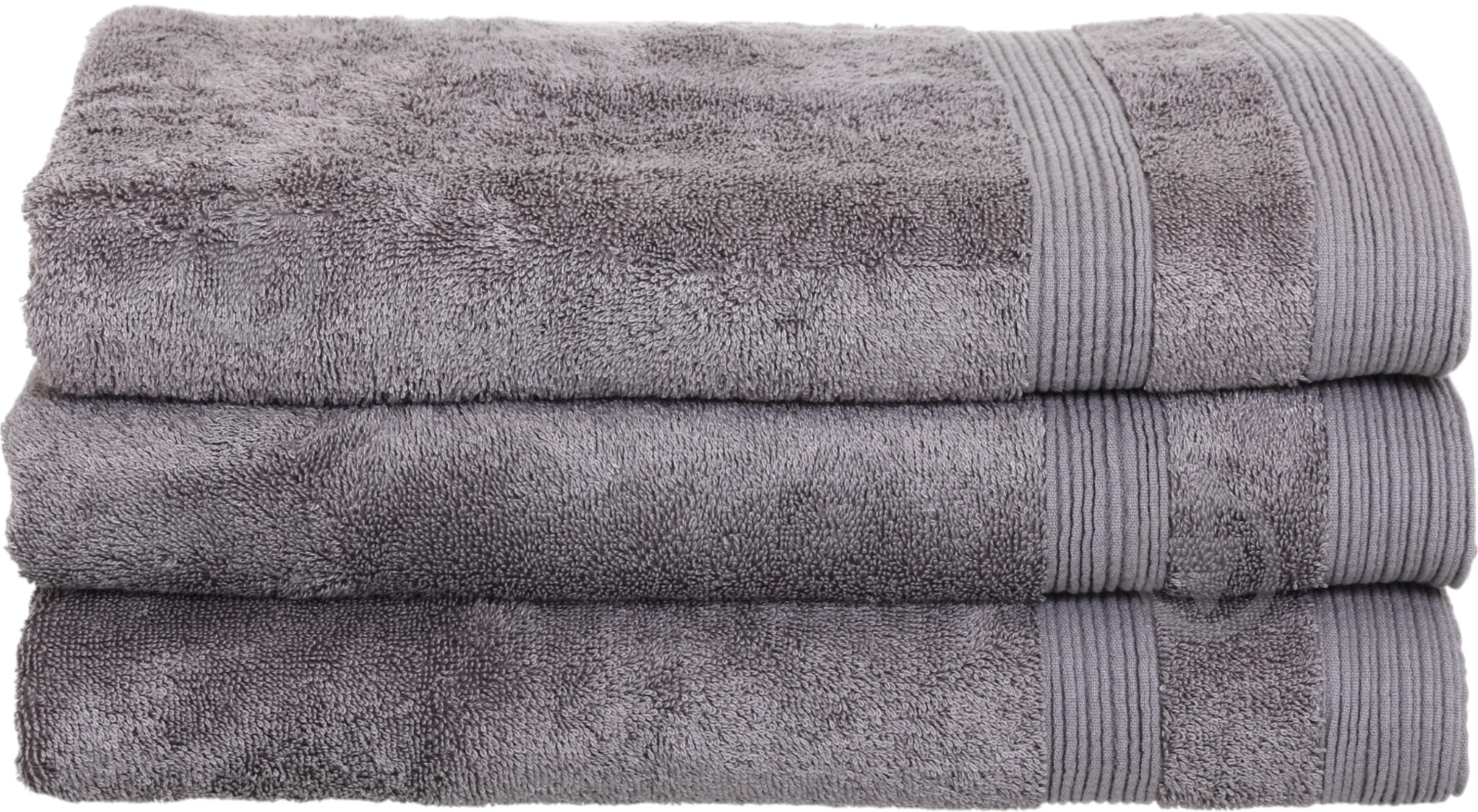 Рушник махровий BAMBOO 70x140 см темно-сірий BILTEX - фото 4