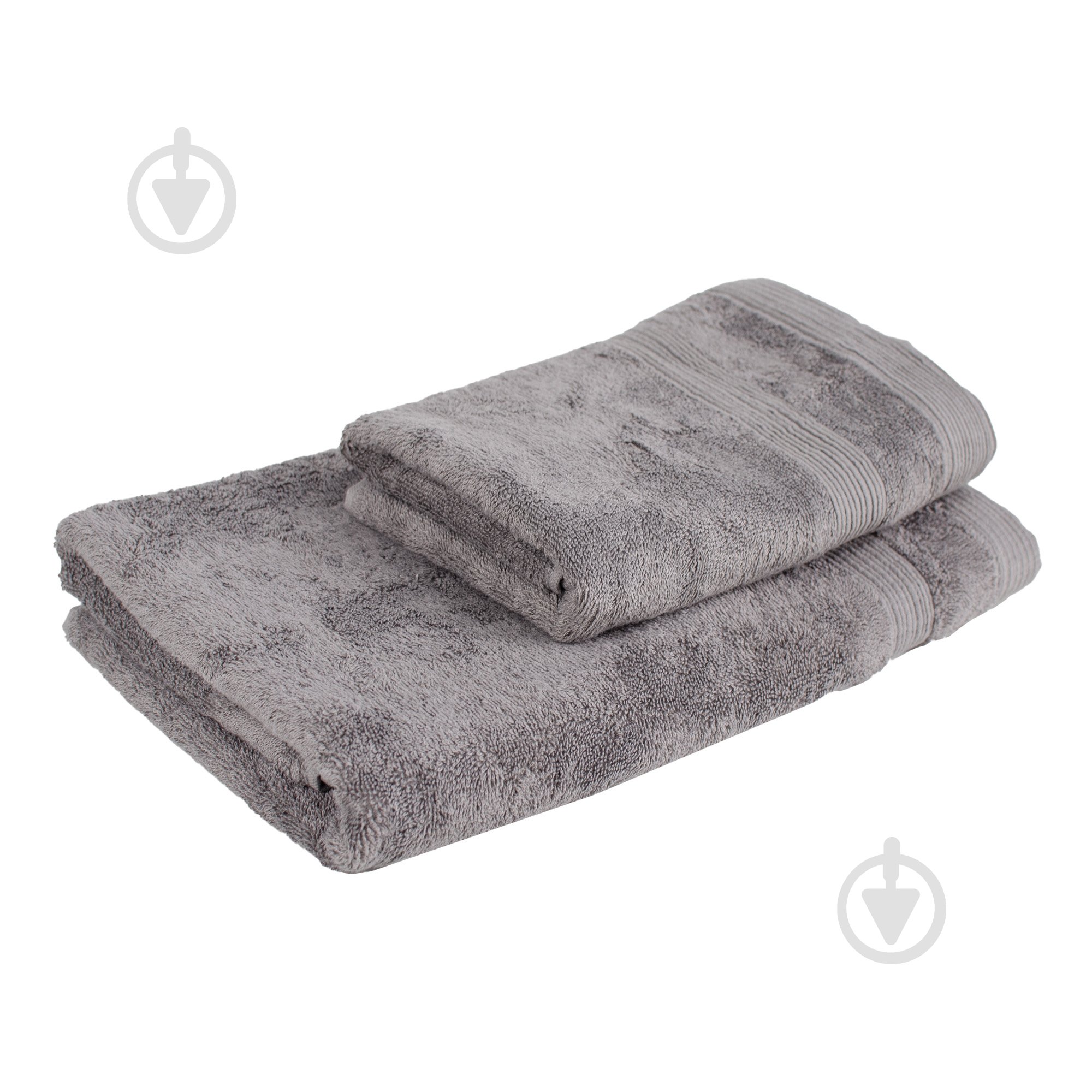 Рушник махровий BAMBOO 70x140 см темно-сірий BILTEX - фото 2