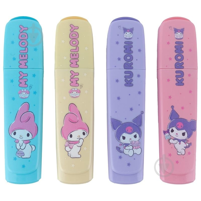 Набор маркеров текстовых KITE Highlighter Kuromi 4 цвета HK24-444 - фото 3